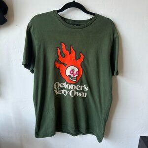 October's Very Own/OVO Flaming Skull Tee